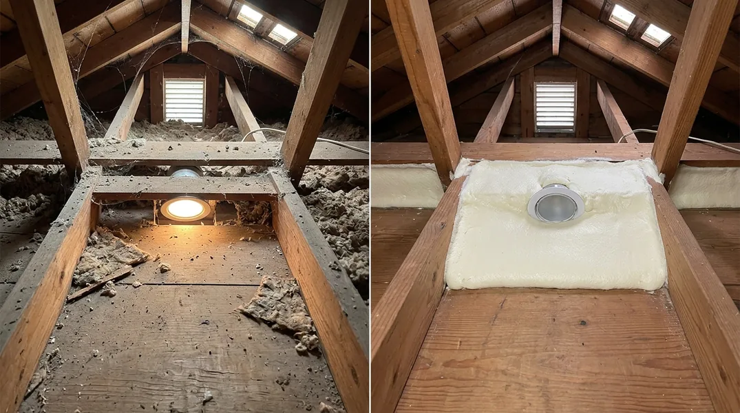 Result spray foam insulation in College Station - College Station Spray Foam Insulation