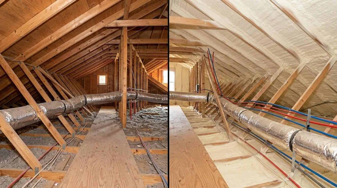 Result spray foam insulation in College Station - College Station Spray Foam Insulation