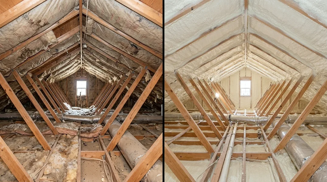 Result spray foam insulation in College Station - College Station Spray Foam Insulation